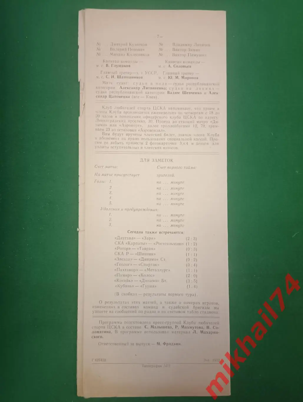 ЦСКА - Кузбасс Кемерово 1988г. (КЛС ЦСКА) 1