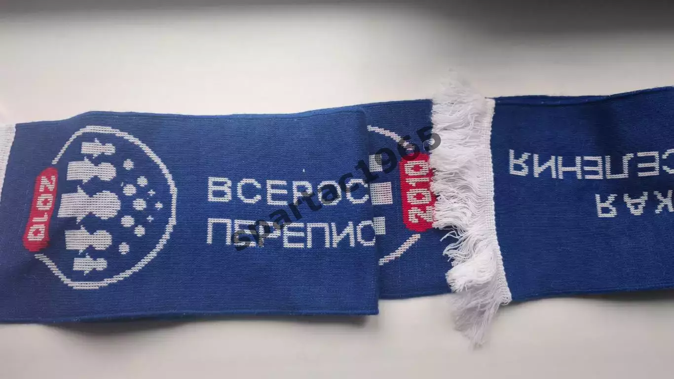 шарф Всероссийская перепись 2010 1