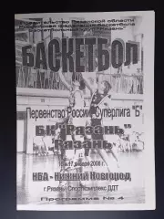 БК Рязань - НБА-Нижний Новгород - 16-17.01.2008