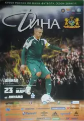 Кубок России-2016/17. Финал. Дина (Москва) - Динамо (Московская обл.)