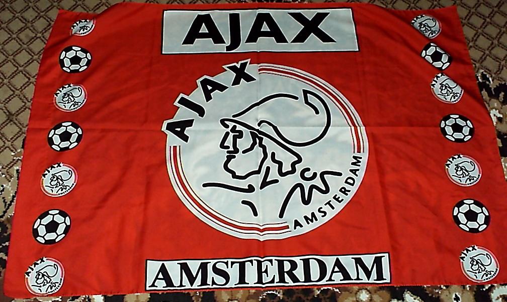 Флаг команды АЯКС Амстердам Голландия