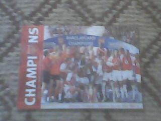 Календарик Арсенал Лондон - чемпион Англии 2003/2004 гг. ( на 2005 год )