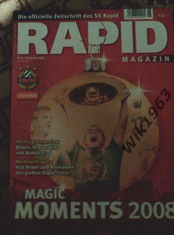 RAPID magazin Austria за декабрь 2008 год