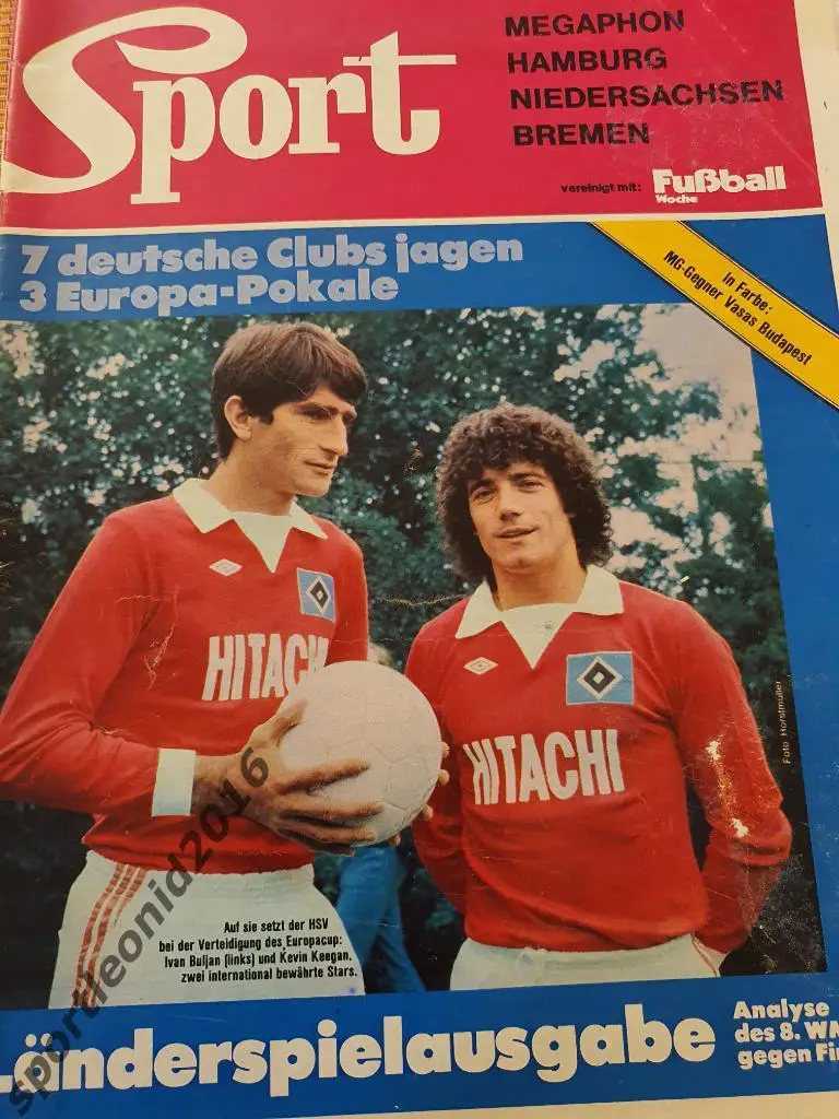 Fussball Woche 38/1977