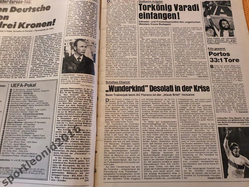 Fussball Woche 38/1977 2