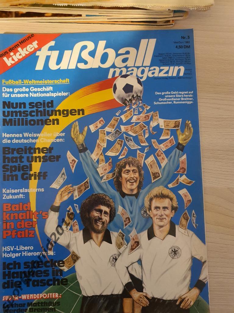 Kicker Fussball Magazine. 1982