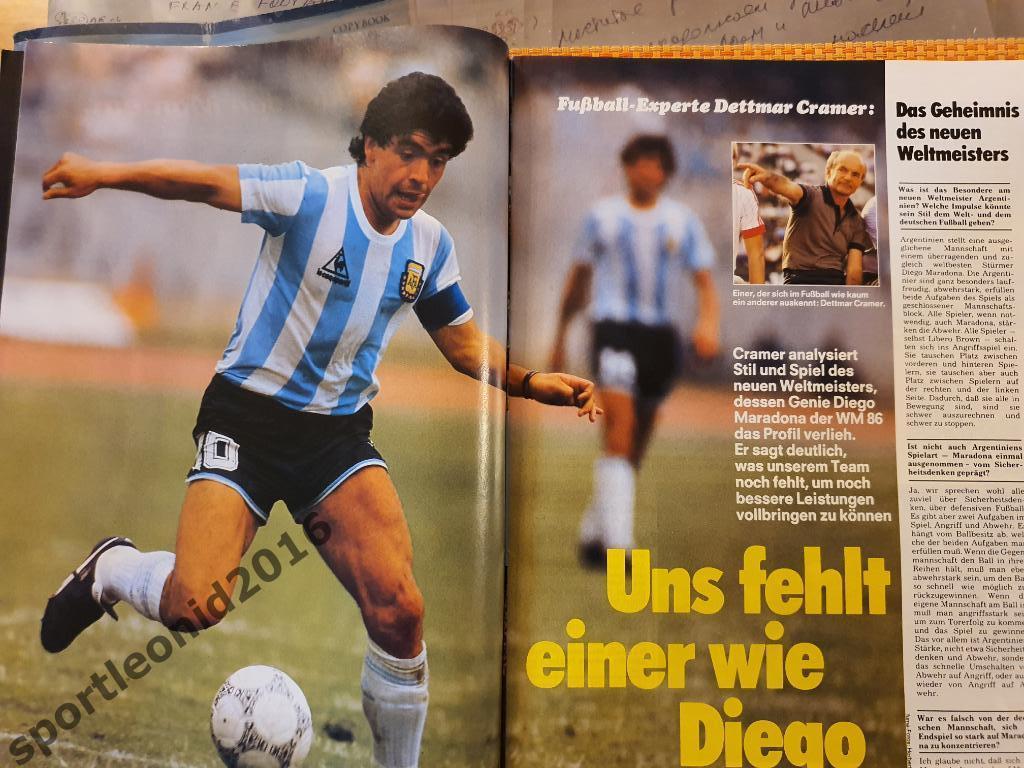 Kicker Fussball Magazine. 1986 Итоговый номер. 3