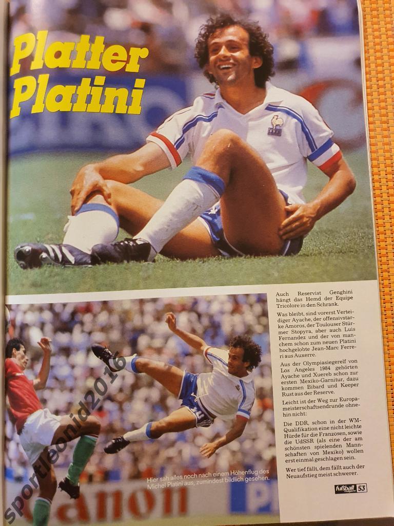 Kicker Fussball Magazine. 1986 Итоговый номер. 4