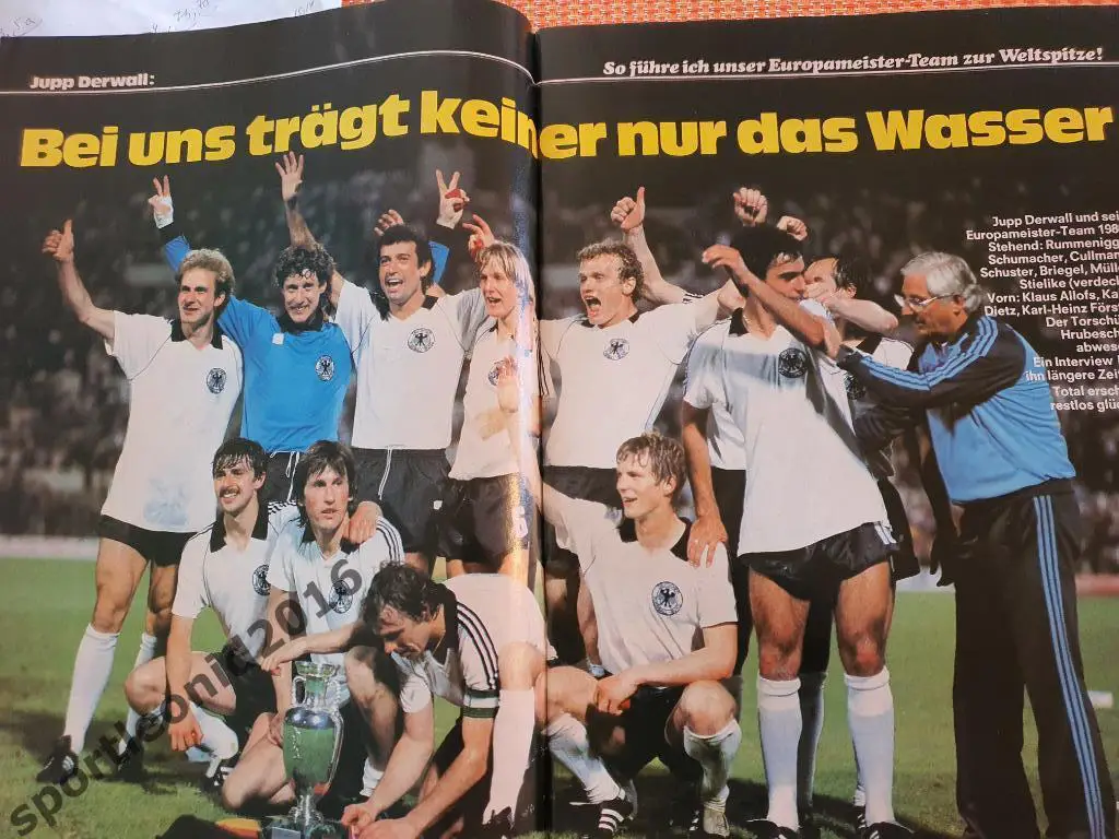 Kicker Fussball Magazine. 1980Итоговый выпуск ЧЕ-80