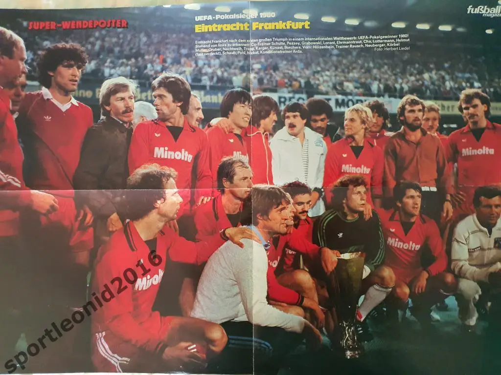 Kicker Fussball Magazine. 1980Итоговый выпуск ЧЕ-80 1