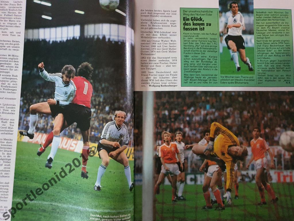 Kicker Fussball Magazine. 1986 2