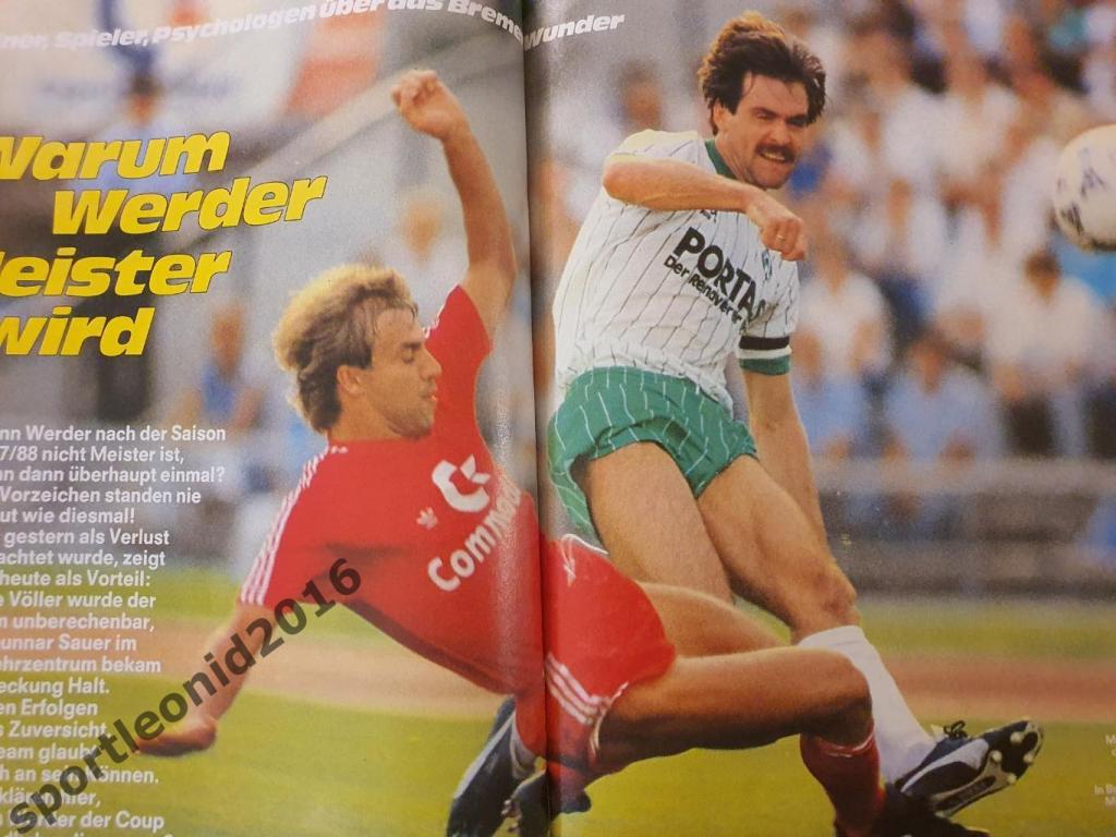 Kicker Fussball Magazine. 1988 6