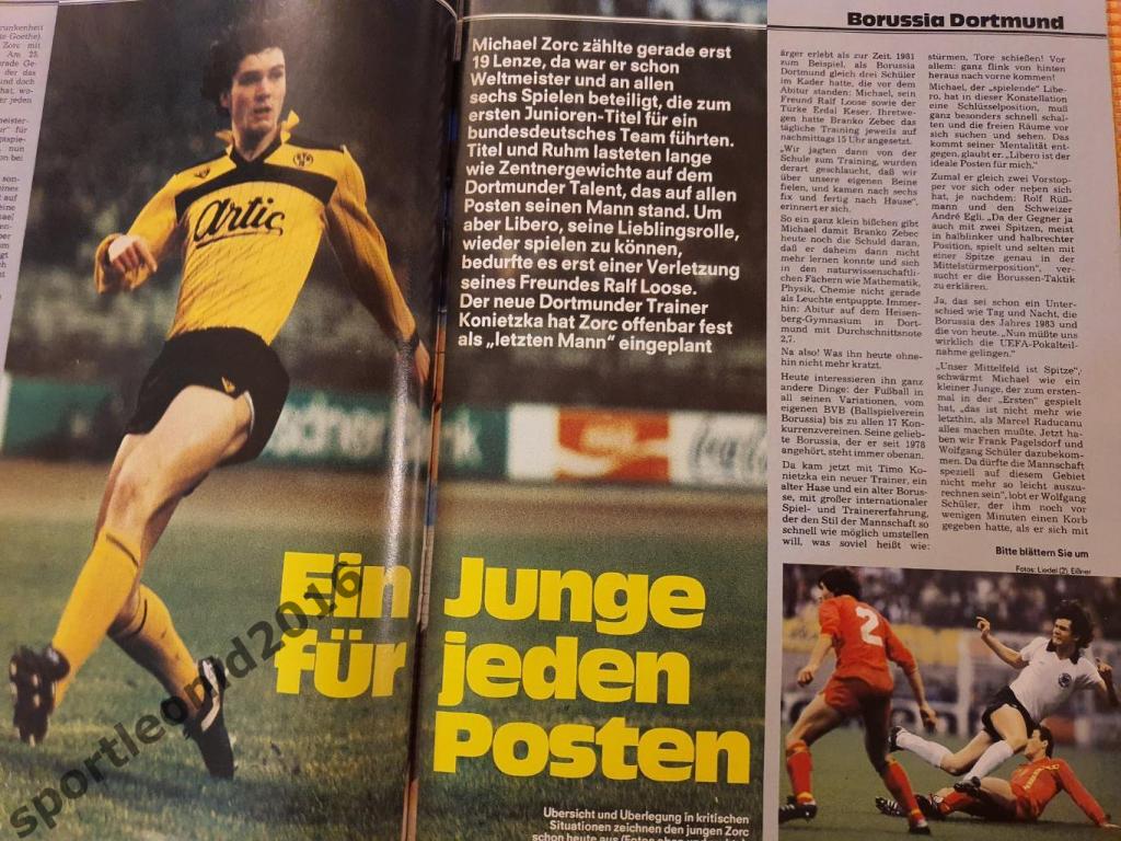 Kicker Fussball Magazine. 1984 3