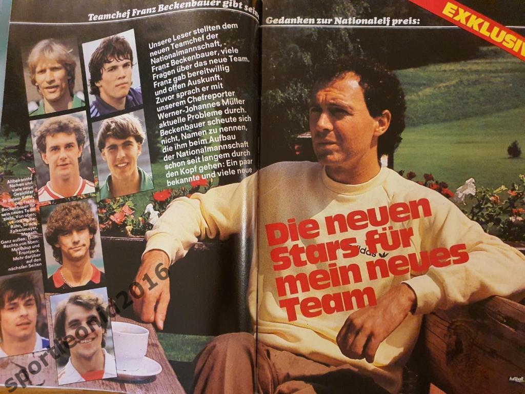 Kicker Fussball Magazine. 1984 6