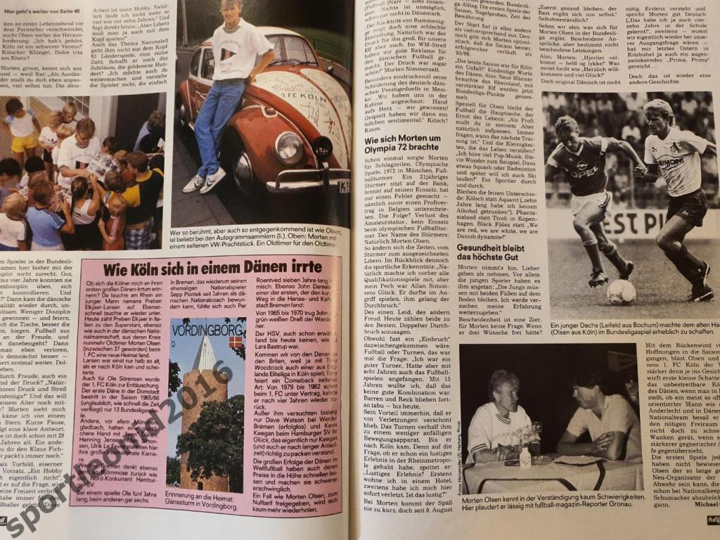Kicker Fussball Magazine. 1986 1