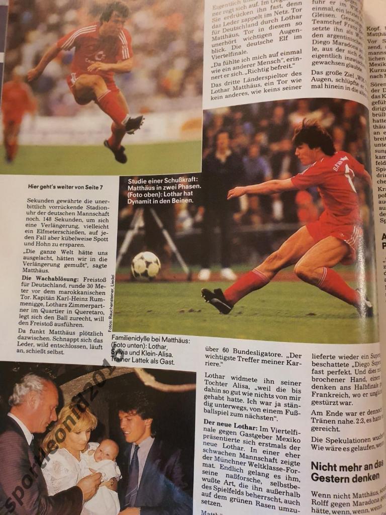 Kicker Fussball Magazine. 1986 3