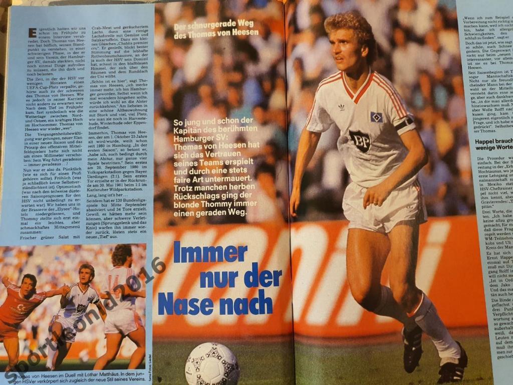 Kicker Fussball Magazine. 1986 6