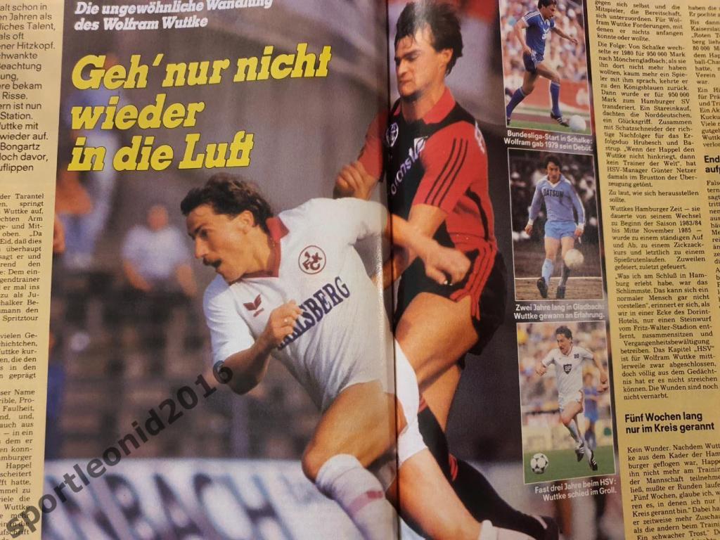 Kicker Fussball Magazine. 1986 7