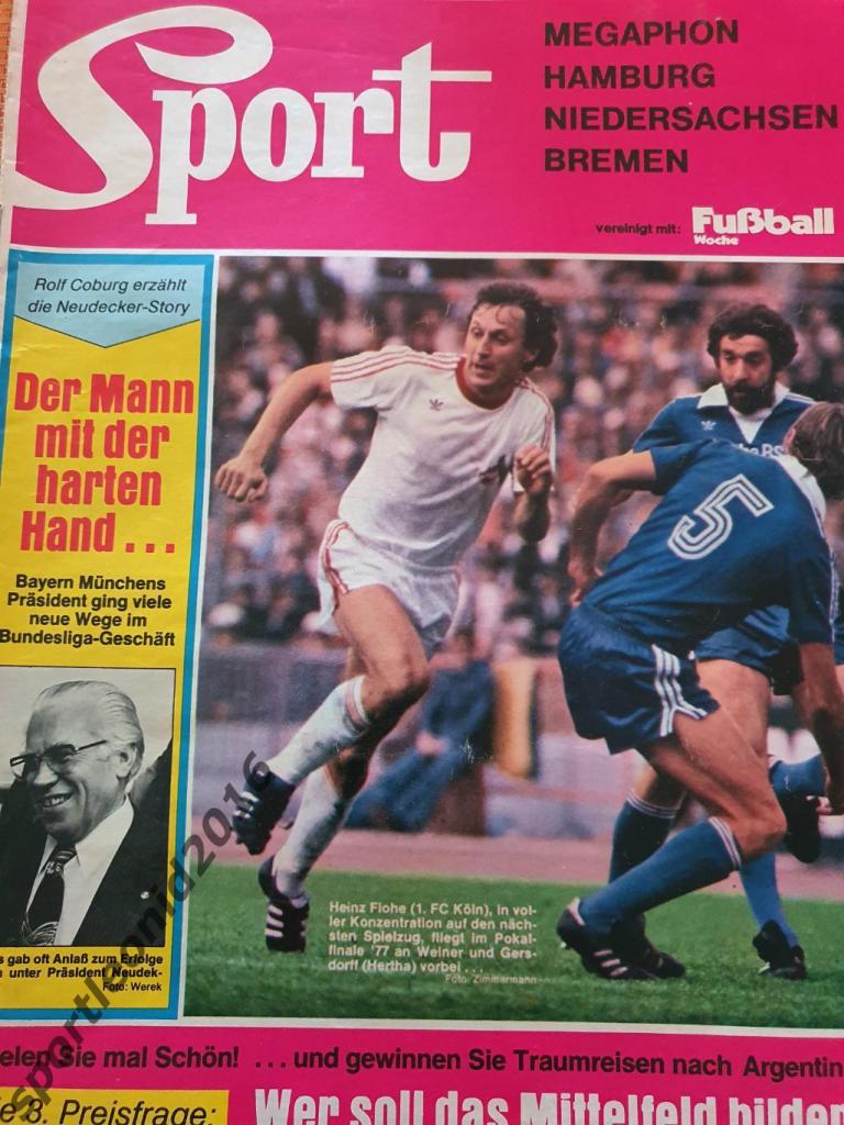 Fussball Woche-28/1977