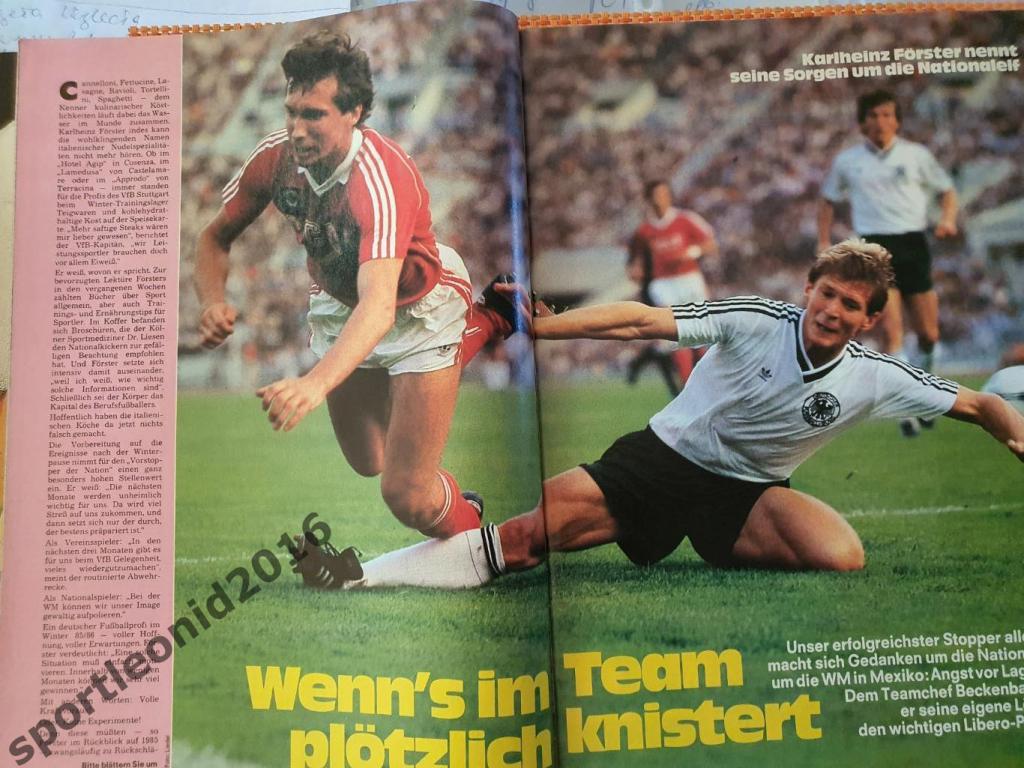 Kicker Fussball Magazine. 2/1986 . 2