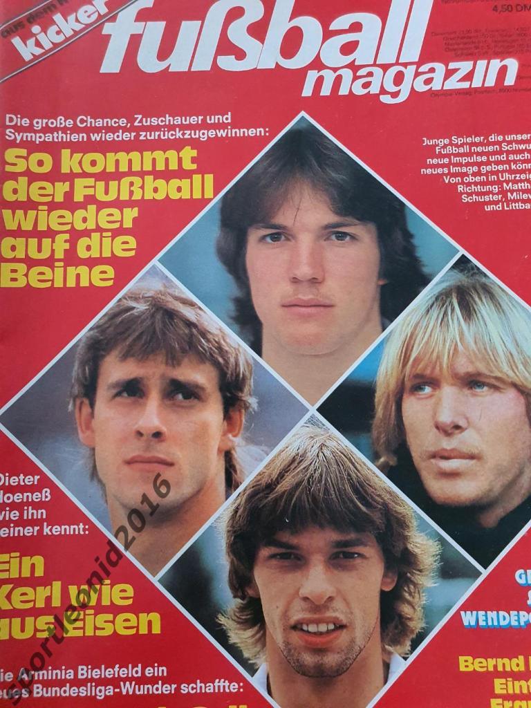 Kicker Fussball Magazine. 6/1982 .