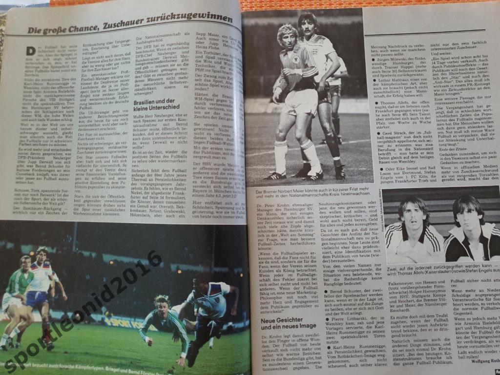 Kicker Fussball Magazine. 6/1982 . 3