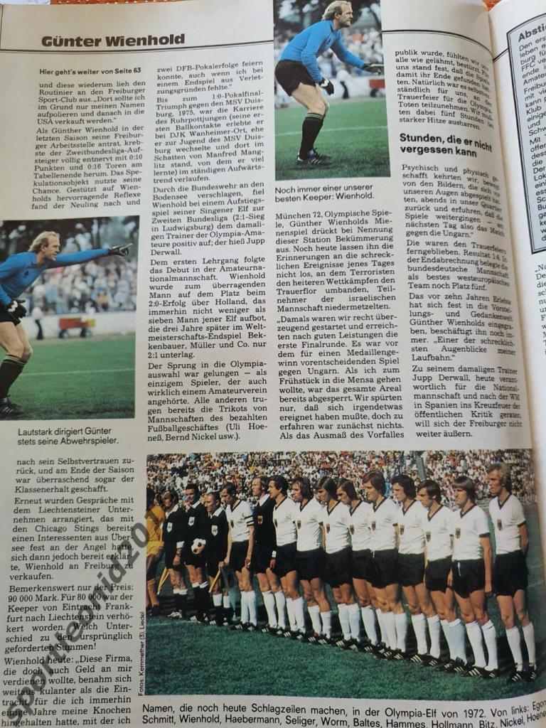 Kicker Fussball Magazine. 6/1982 . 6
