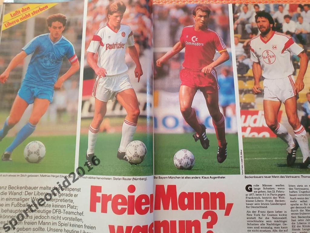 Kicker Fussball Magazine. 11/1986 1