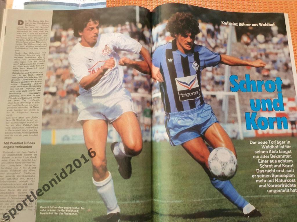 Kicker Fussball Magazine. 11/1986 6