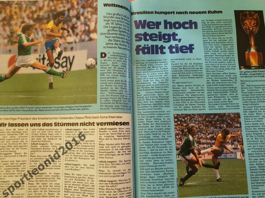Kicker Fussball Magazine. 11/1986 7