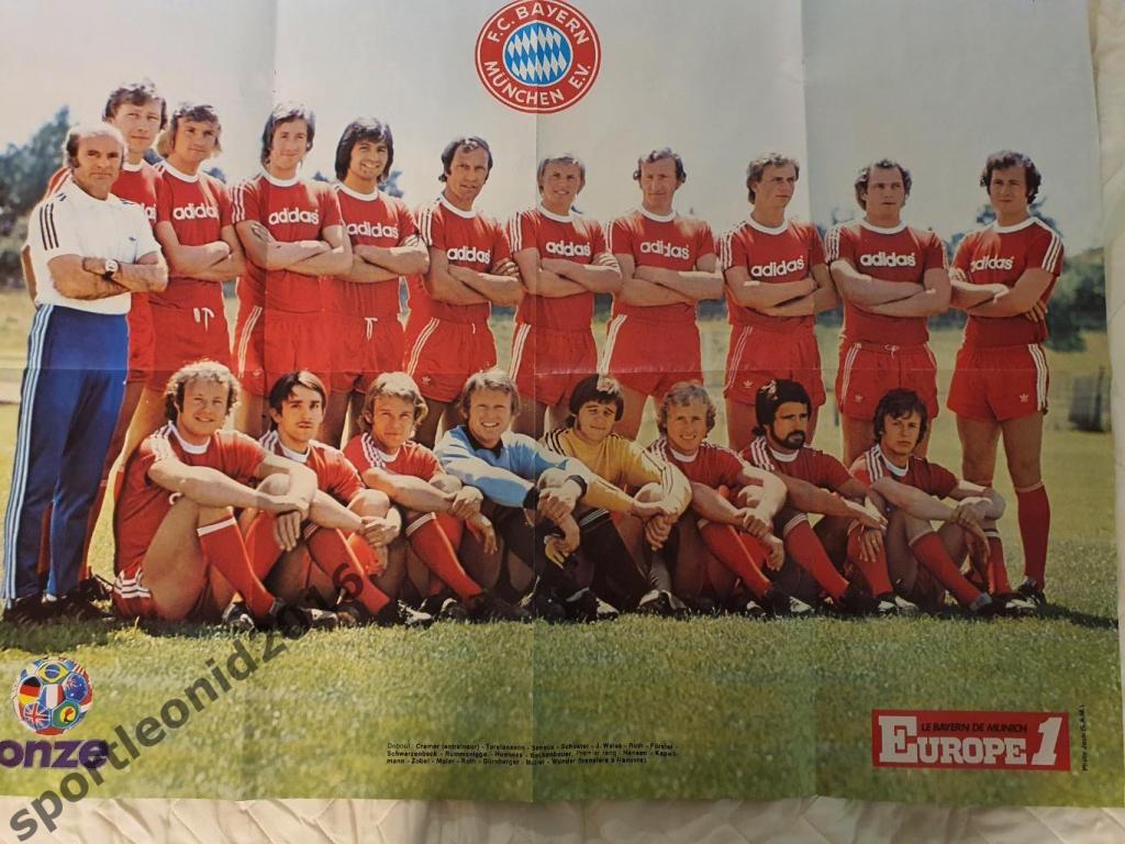 Постер-ПЛАКАТиз журнала-ONZE .Бавария-1976