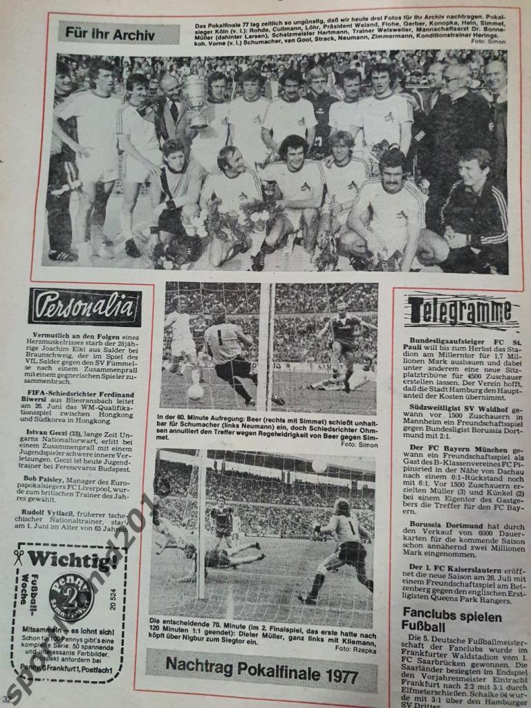 Fussball Woche-24/1977 6