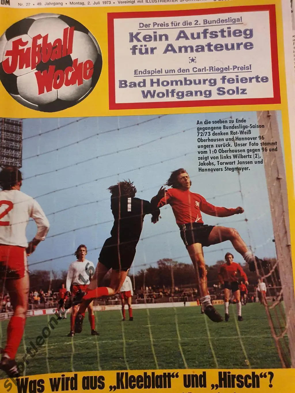 Fussball Woche-27/1973