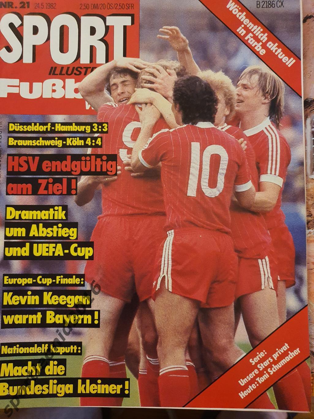 Sport Illusrierte Fussball Woche-21/1982