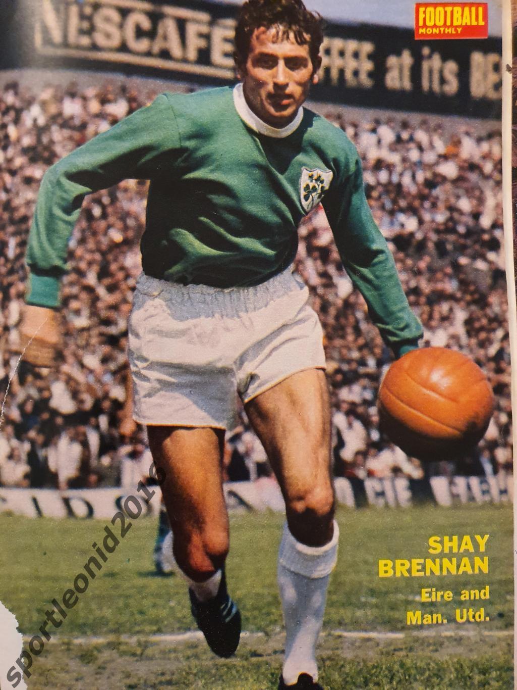 Football Monthly Charles Buchans's 1969 4 выпуска. 3
