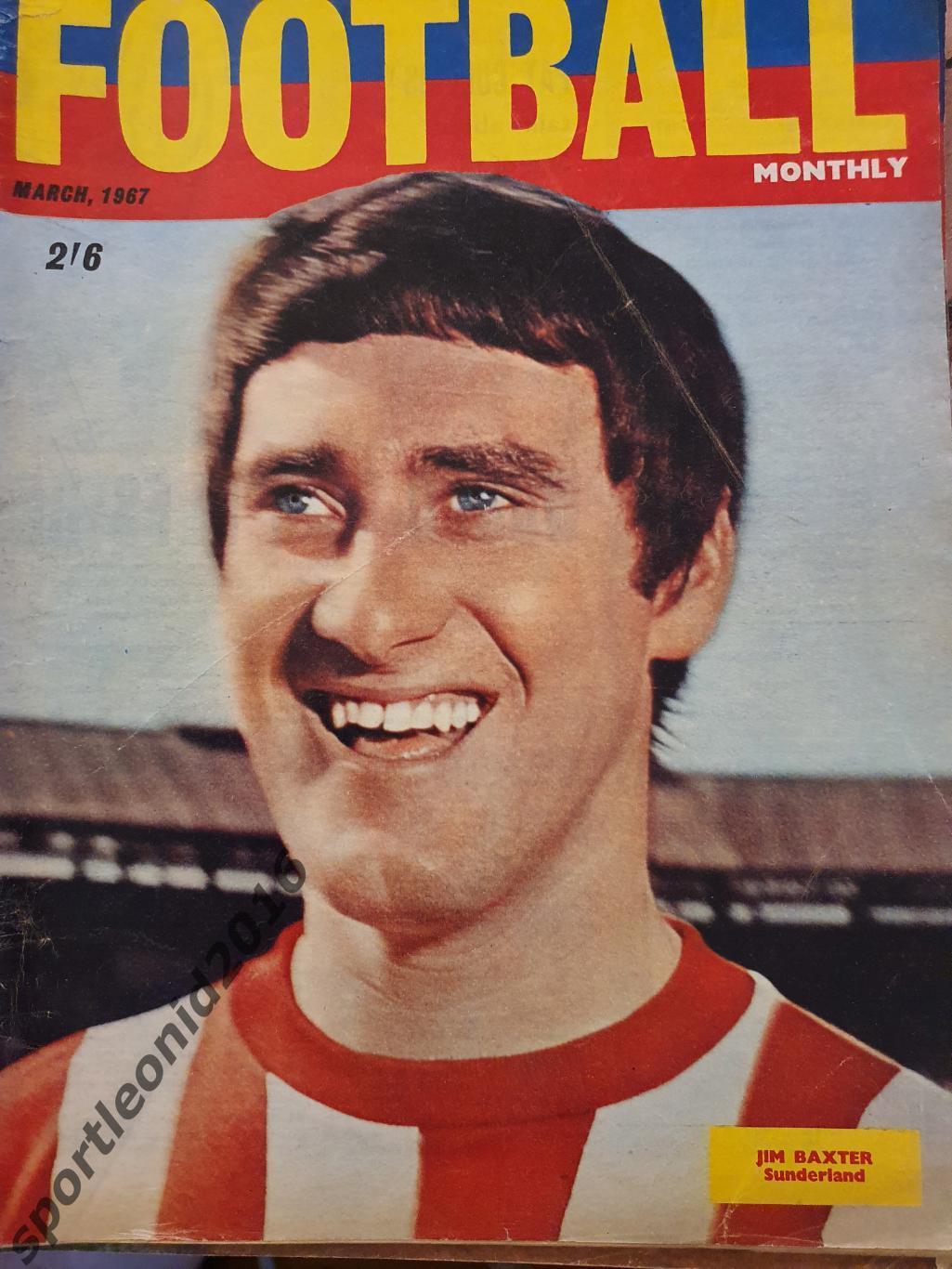 Football Monthly Charles Buchans's 1967 8 выпусков.2 4