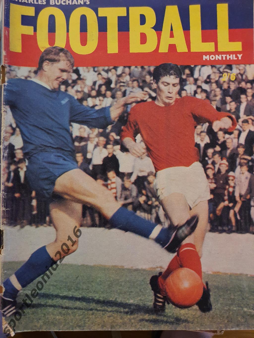 Football Monthly Charles Buchans's 1967 8 выпусков.3