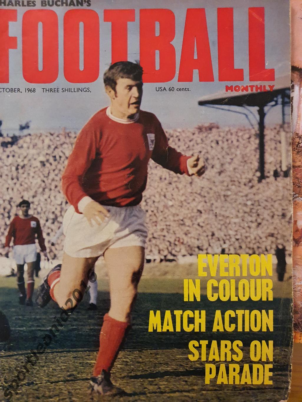 Football Monthly Charles Buchans's 1968 2 выпуска. 5