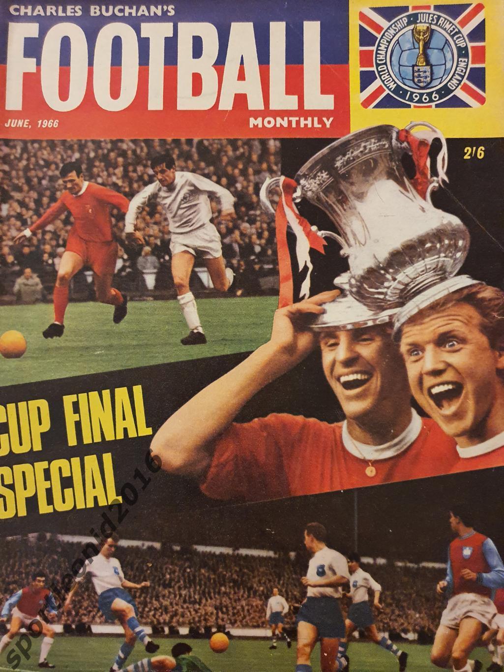 Football Monthly Charles Buchans's 1966.