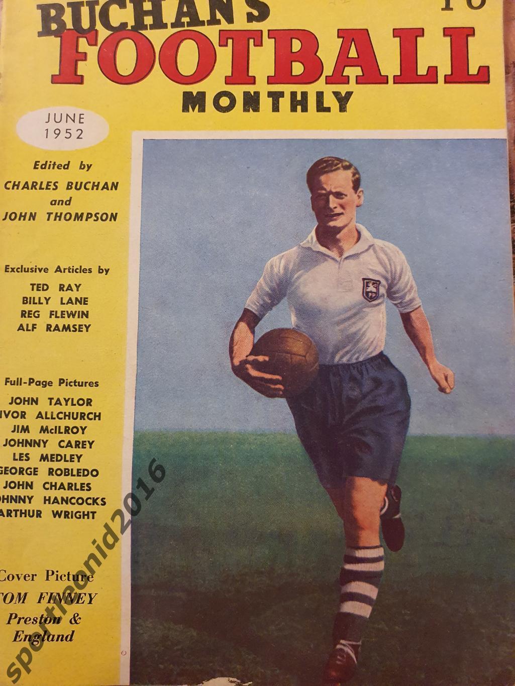 Football Monthly Charles Buchans's 1952.