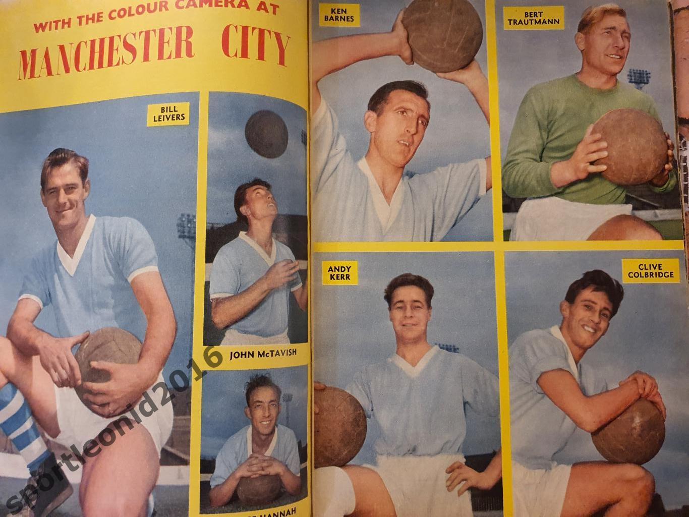 Football Monthly Charles Buchans's 1961.2выпуска. 3