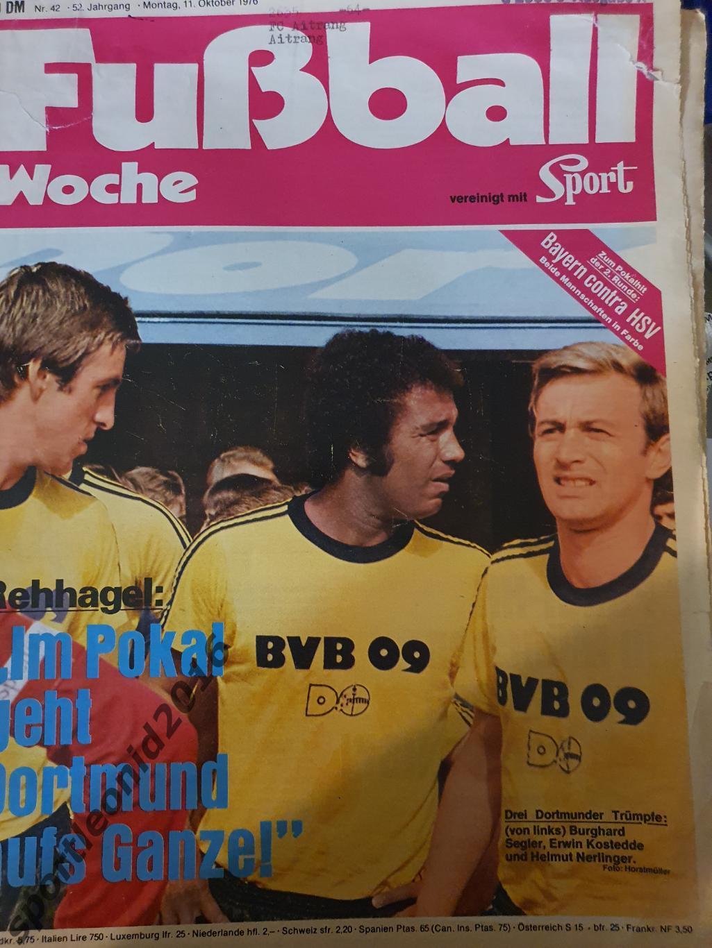 Fussball Woche 42/1976 2