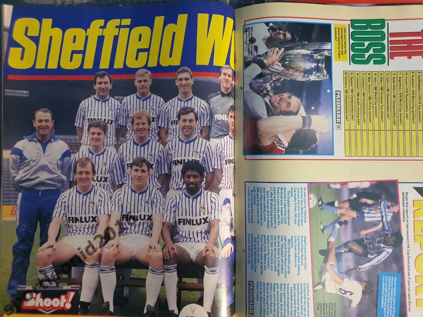 SHOOT 1987/88 24 журнала.8 Стикеров наклеек к Евро-88.Редкость.4 6
