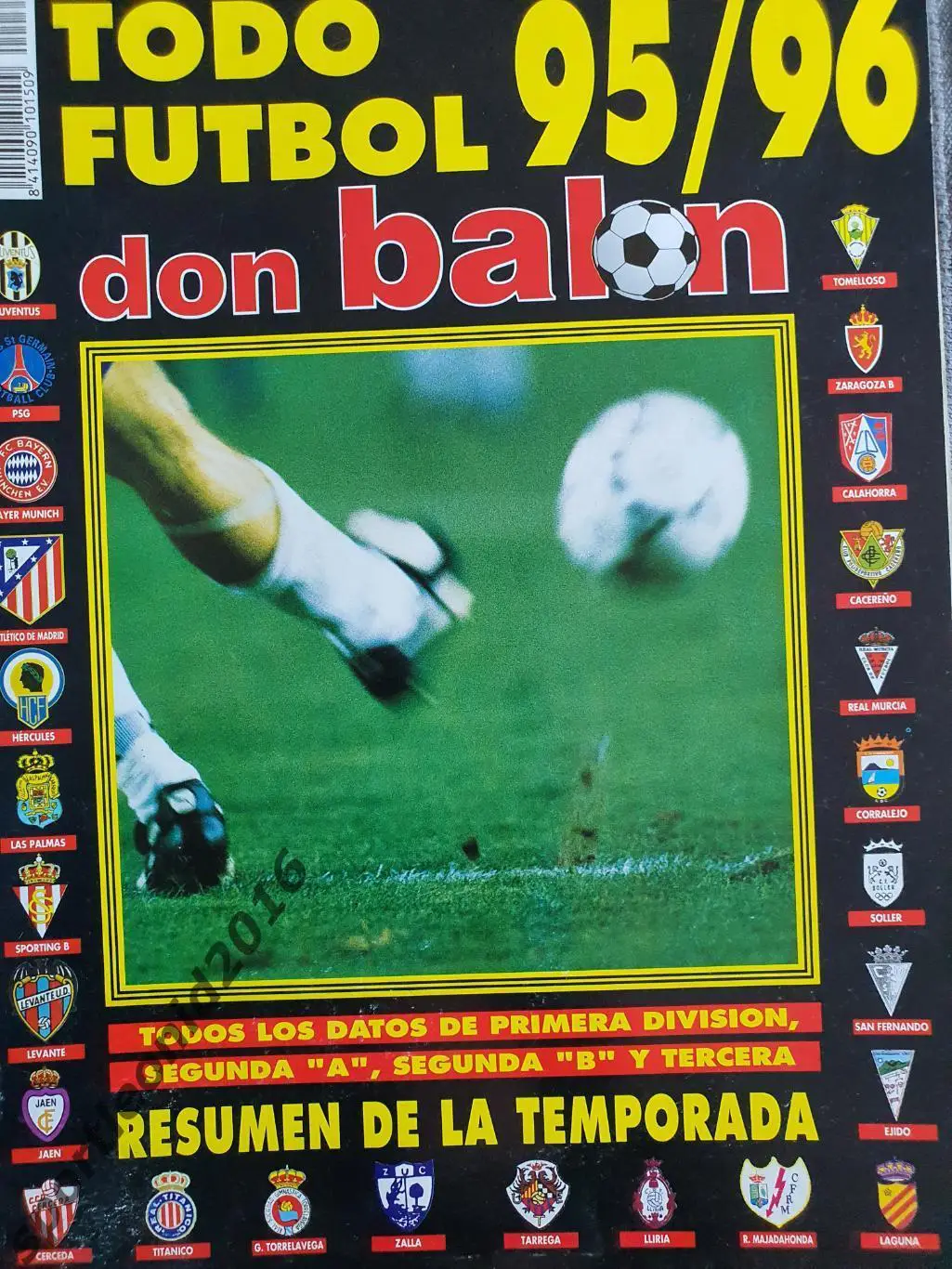 DON BALON La Liga-95/96 Представление всех клубов . Постеры и отдельные фото . 1