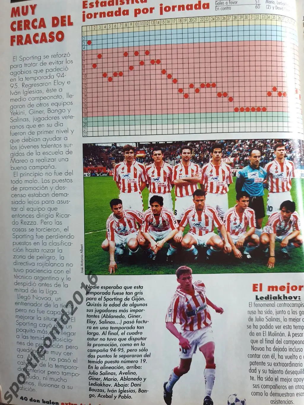 DON BALON La Liga-95/96 Представление всех клубов . Постеры и отдельные фото . 5