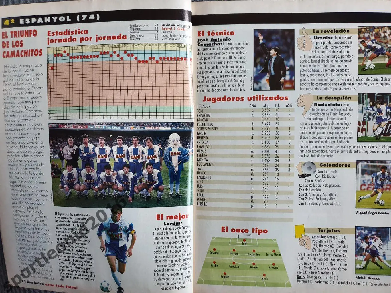 DON BALON La Liga-95/96 Представление всех клубов . Постеры и отдельные фото . 7