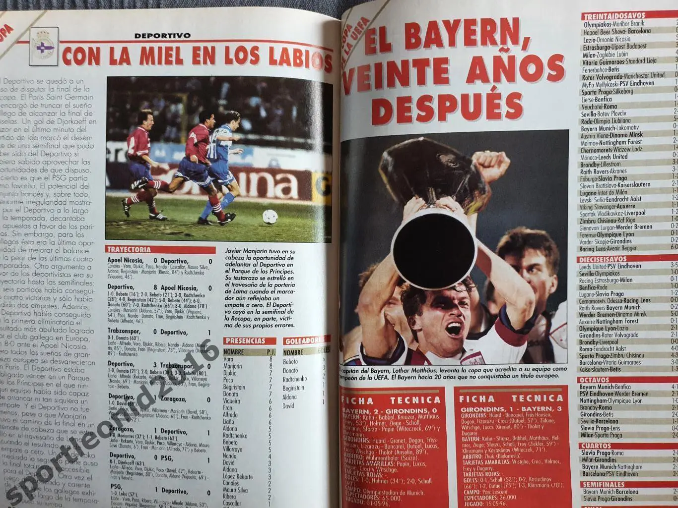 DON BALON La Liga-95/96 Представление всех клубов . Постеры и отдельные фото .2 4
