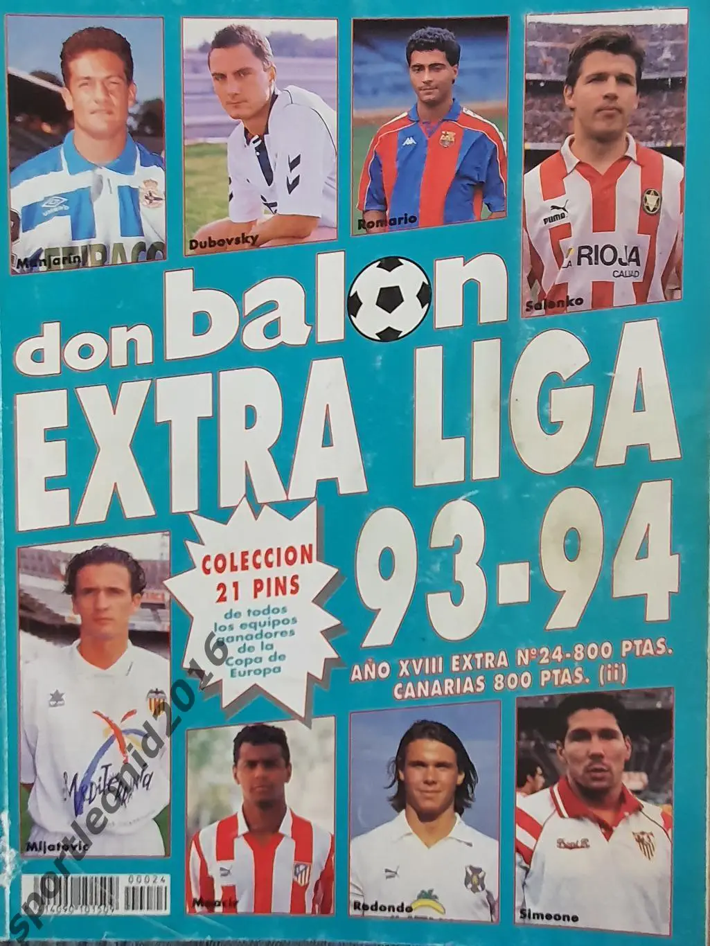 DON BALON La Liga-93/94 Представление всех клубов . Постеры и отдельные фото . 1