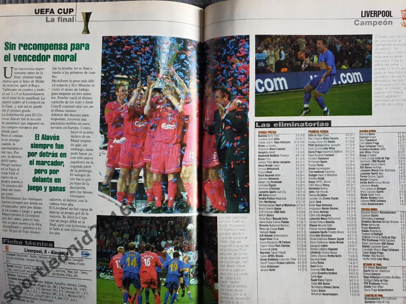 DON BALON La Liga-2000/01 Представление всех клубов . Постеры и отдельные фото . 5