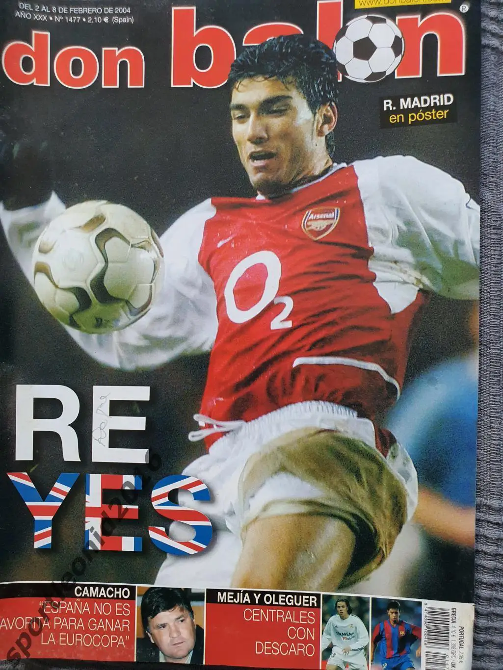 ДОН БАЛОН 2004 .Редкий.Постер Реал М. 2